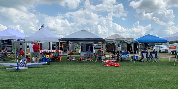 Members of the Champaign County RC Club assembled to create their own small city in 2023.