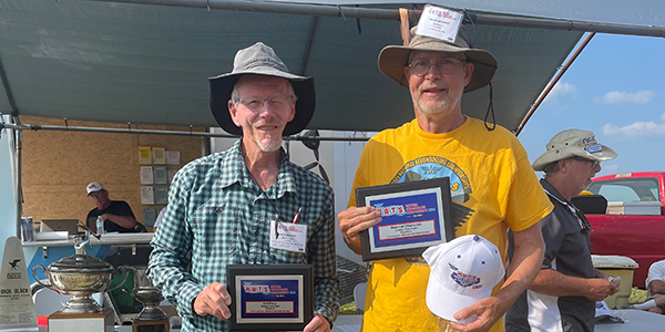 Electric A winners: David Sechrist (first place) and Jack Murphy (second place).