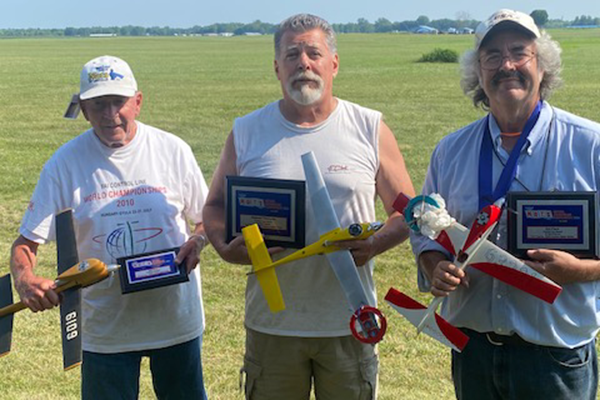 The 2024 21 Sport Speed winners: Chris, first; Glen, second; and Carl Dodge, third.