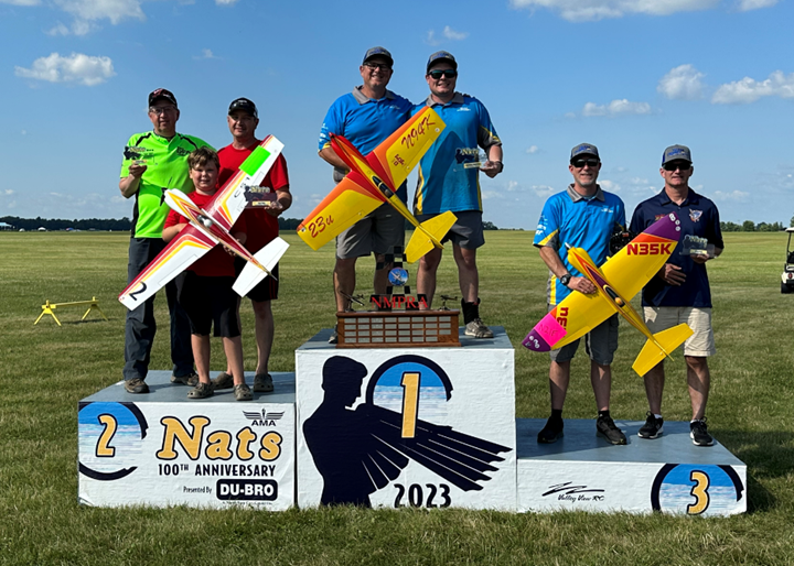 The Expert Class winners: Travis Flynn (third) and his caller Robert Holik, Cory Paine (second) and his caller Roy Andrassy with