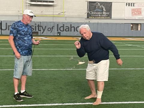 Bud Layne of Kentucky looses his Limited Pennyplane in the tense final hour on Wednesday