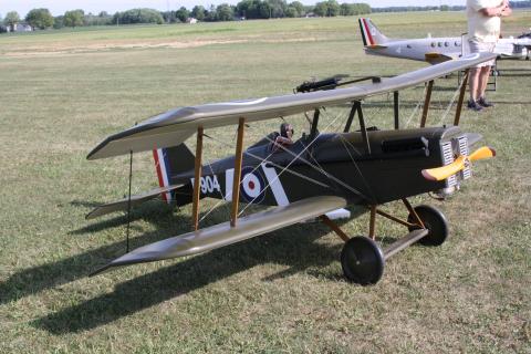 Here’s something you don’t see every day a 1/3-scale S.E.5a in Scale competition.