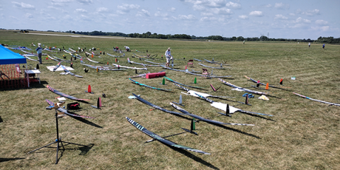 Quite the gathering of F5J carbon.