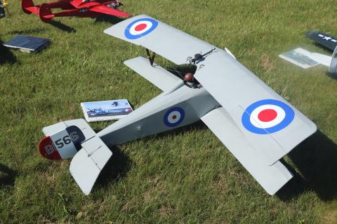 Allen Goff’s World War I Nieuport featured a gas engine.