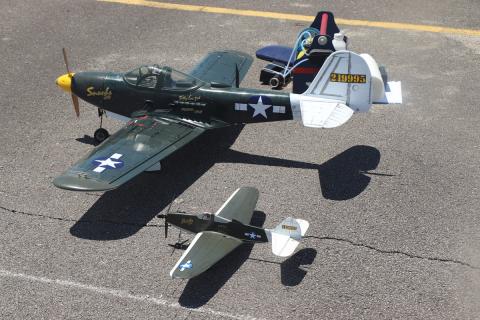 You will also find mini-me versions of airplanes with the same paint scheme. The same documentation folder can be used for both entries.