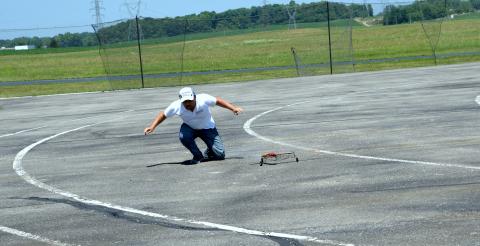 James VanSant doing his well-known "Hawke" launch!