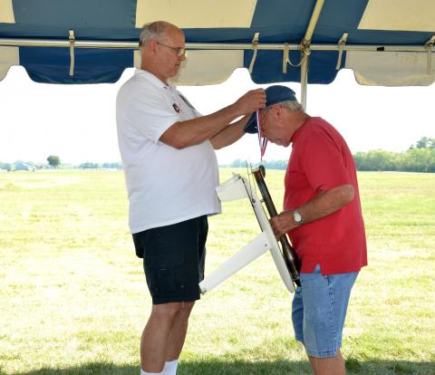 Yours truly receiving his first place-medal, NW Sport Jet.