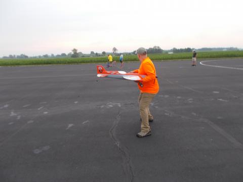 Safety first, the dreaded pull test before an official flight.