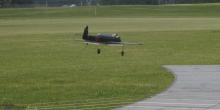 Mike Hatfield’s Japanese Myrt on a very realistic approach and landing for his third-place Class II flight.